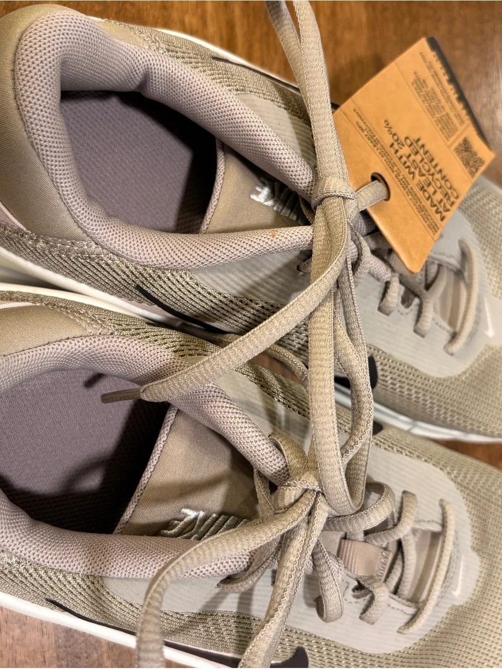 Nike Training Flex Sneakers in Beige 10.5